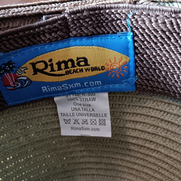 Rima Beach World Straw Fedora Hat - Picture 2 of 3